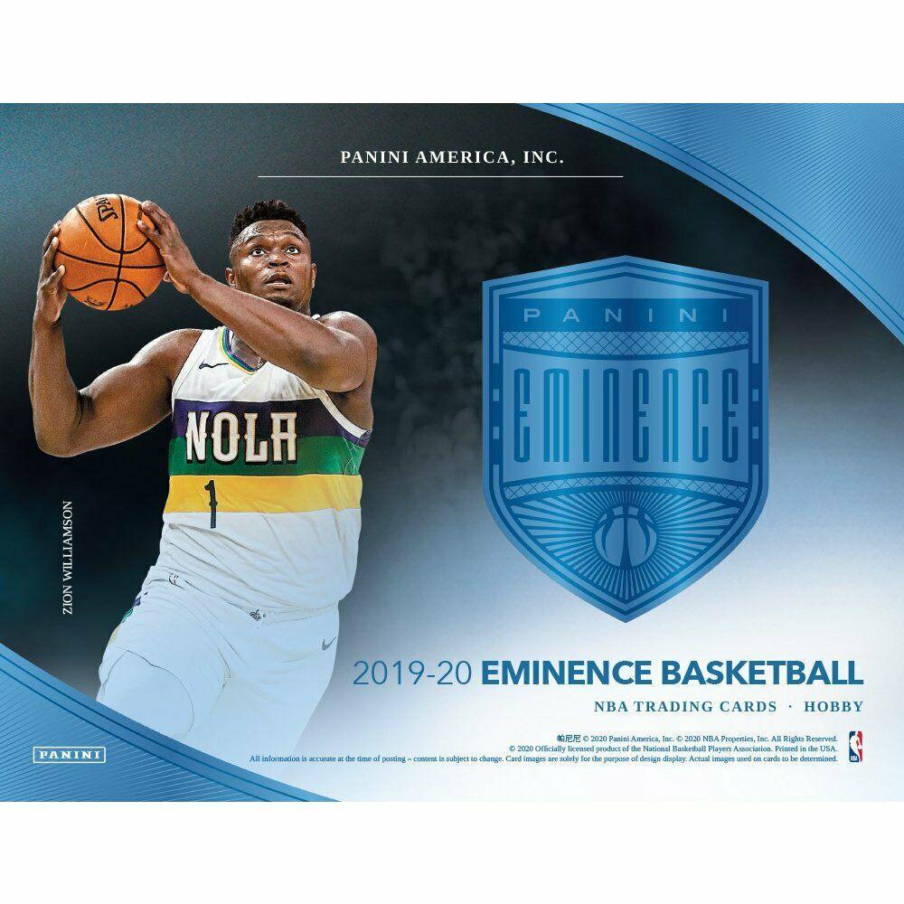 Hobby Box Basketball Cards 2019 Panini Eminence Autographs