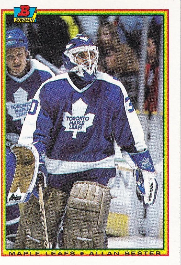Allan Bester #154 Hockey Cards 1990 Bowman