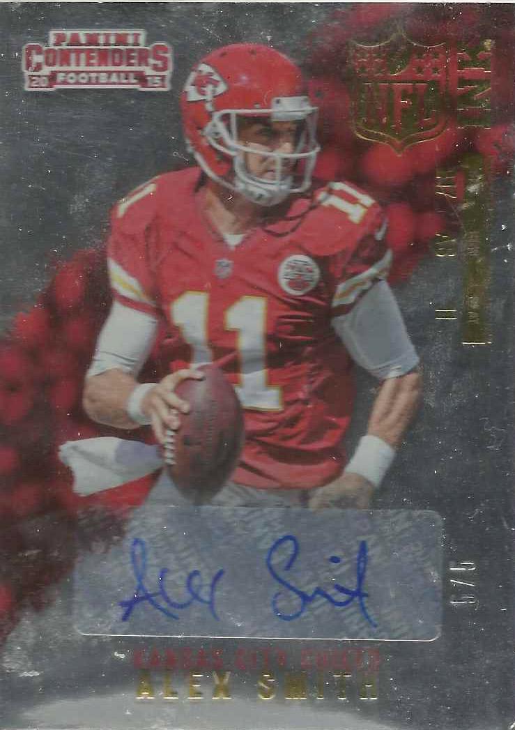 Alex Smith #NFL-AS Football Cards 2015 Panini Contenders NFL Ink