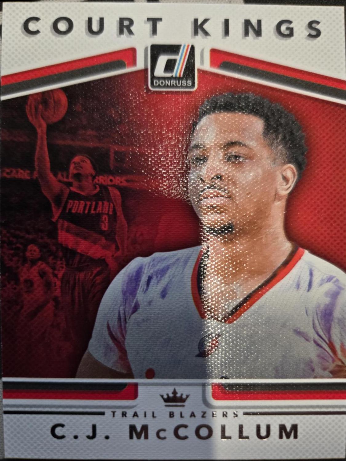 C.J. McCollum #34 Basketball Cards 2017 Panini Donruss Court Kings
