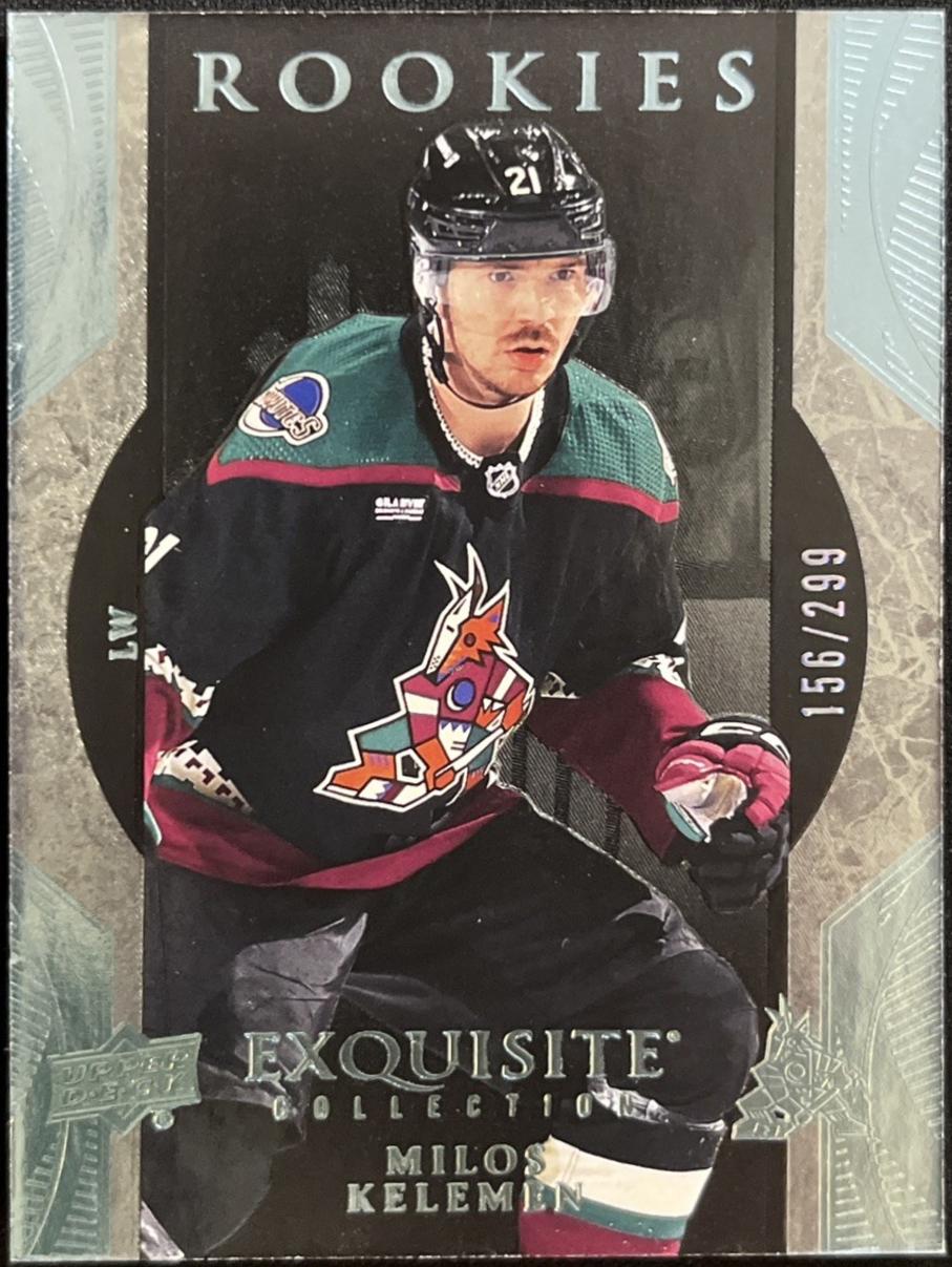 Milos Kelemen #R9 2023 Upper Deck Ice Hockey Exquisite Rookie