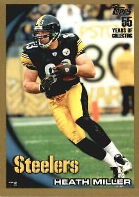 Heath Miller #7 Football Cards 2010 Topps