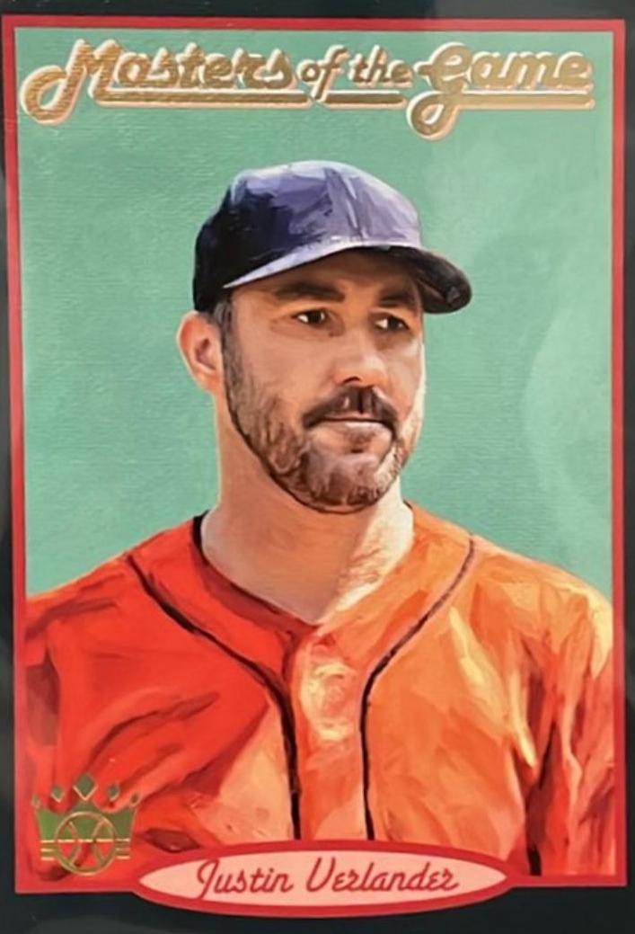 Justin Verlander #MG6 Baseball Cards 2019 Panini Diamond Kings Masters of the Game