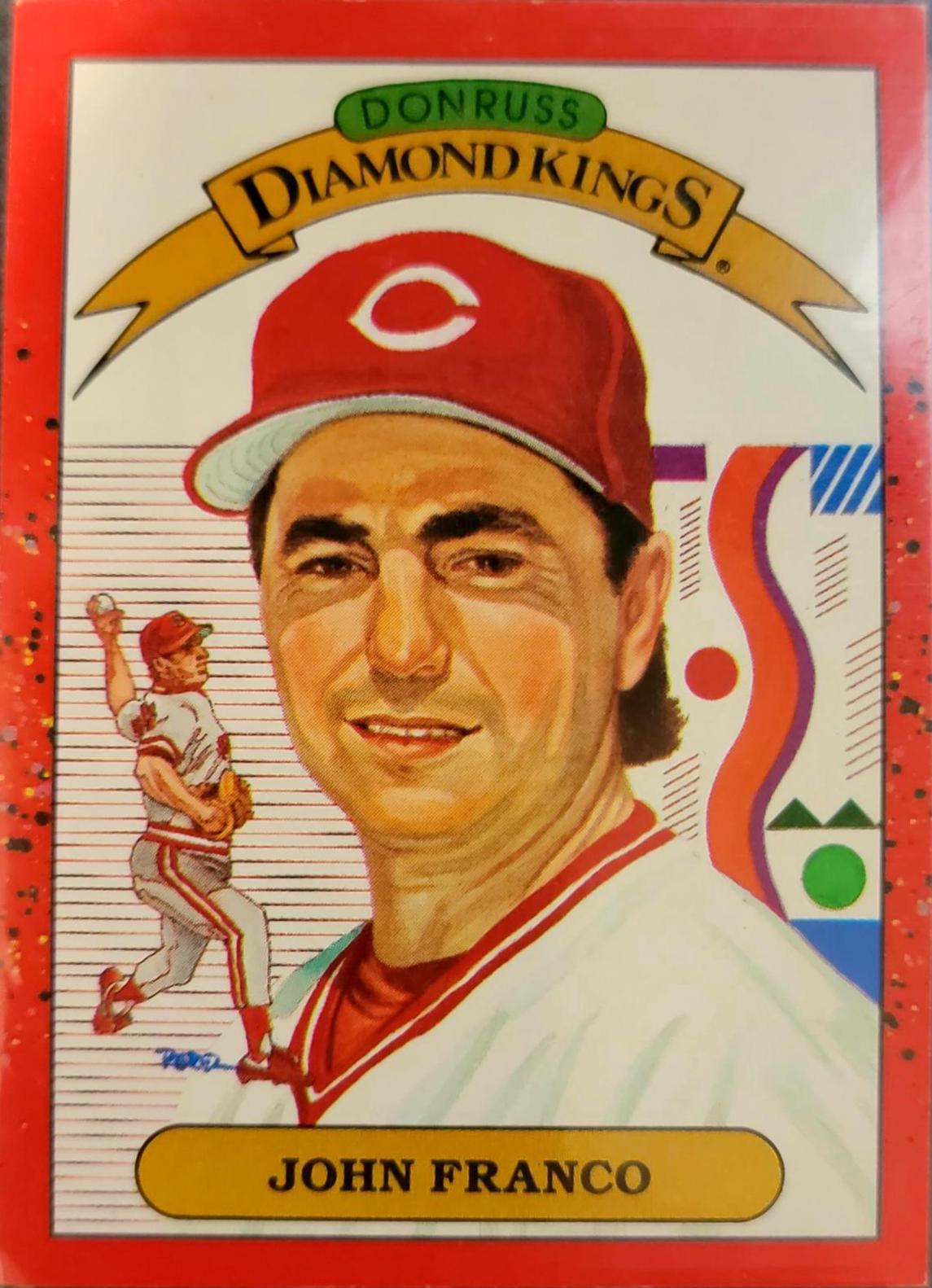 John Franco #14 Baseball Cards 1990 Donruss