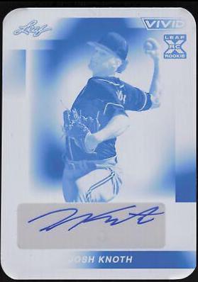 Josh Knoth #BA-JK1 2023 Leaf Vivid Autograph Baseball