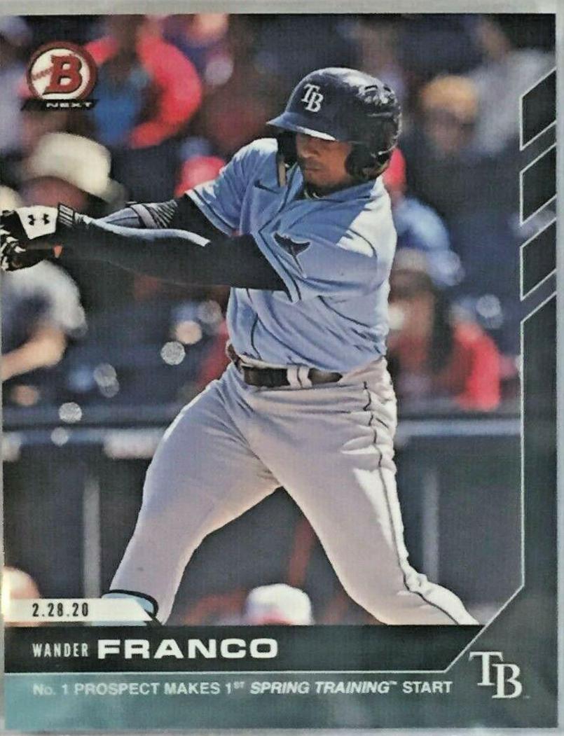 Wander Franco #WF Baseball Cards 2020 Bowman Next