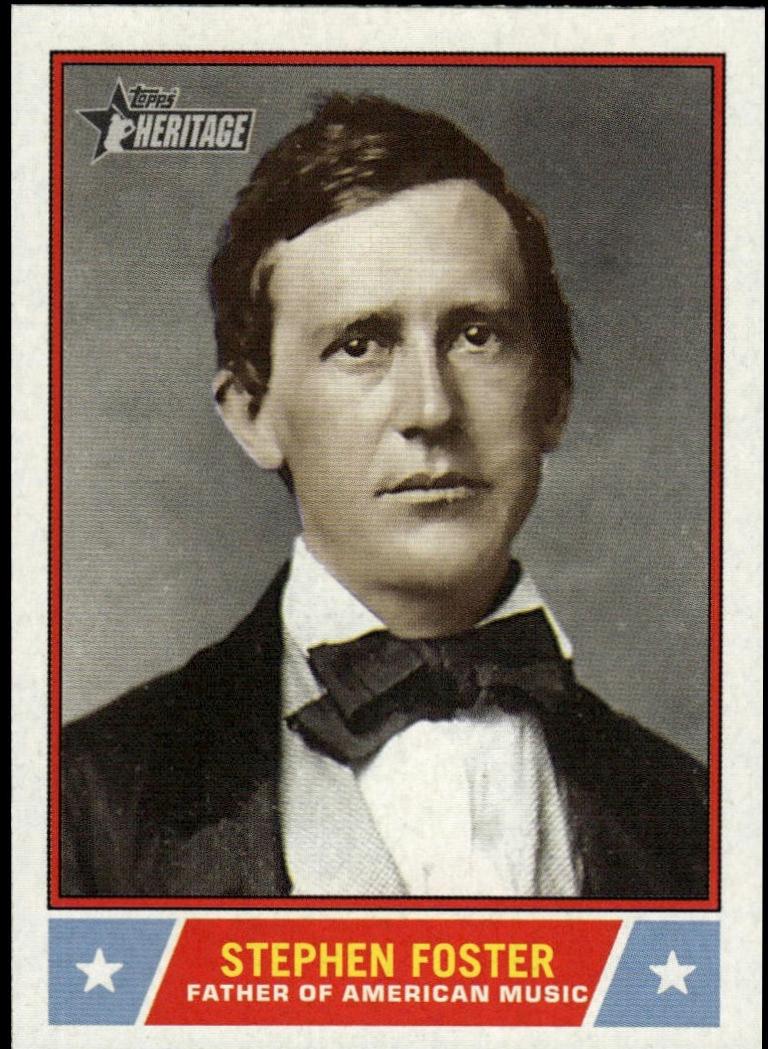 Stephen Foster #NS-58 Baseball Cards 2025 Topps Heritage Notable American