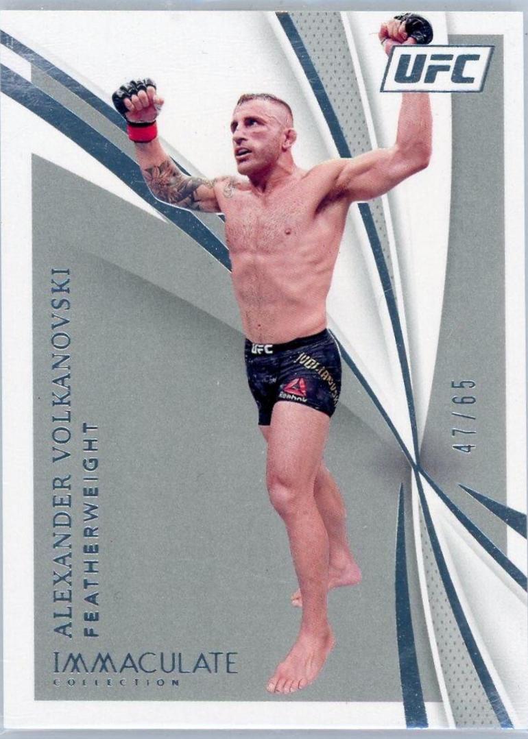 Alexander Volkanovski #29 Ufc Cards 2021 Panini Immaculate UFC