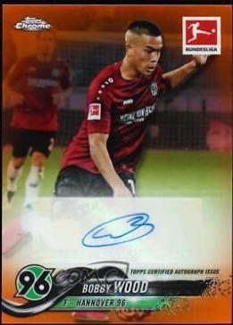 Bobby Wood #65 2018 Topps Chrome Bundesliga Soccer