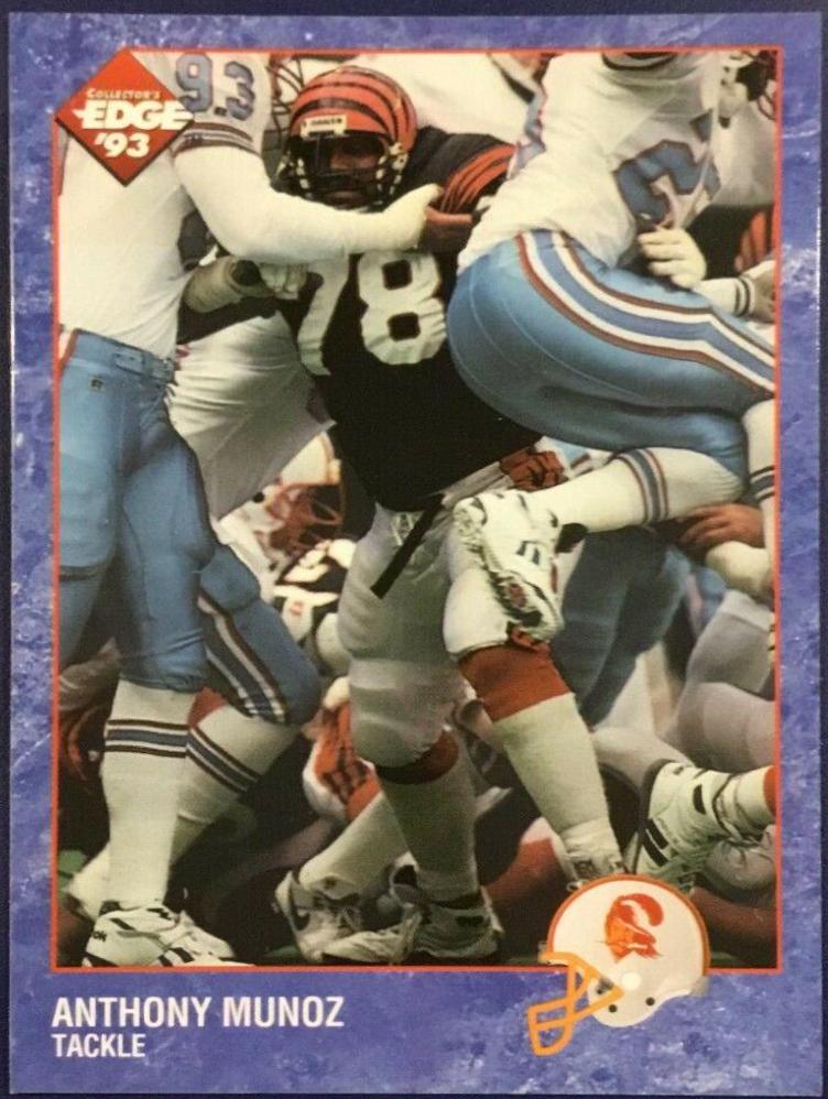 Anthony Munoz #33 Football Cards 1993 Collector's Edge