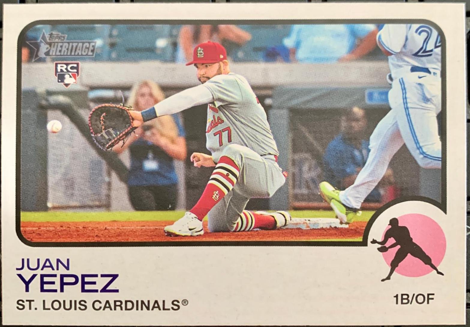 Juan Yepez #569 Baseball Cards 2022 Topps Heritage