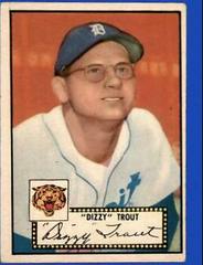 Dizzy Trout [Black Back] #39 Baseball Cards 1952 Topps Prices