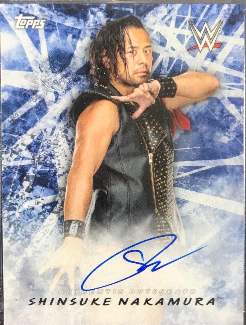 Shinsuke Nakamura #A-SN Wrestling Cards 2018 Topps WWE Road To Wrestlemania Autographs
