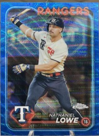 Nathaniel Lowe [Blue Wave Refractor] #252