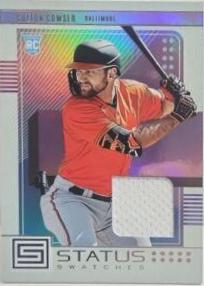 Colton Cowser #SS-CC Baseball Cards 2023 Panini Chronicles Status Swatches