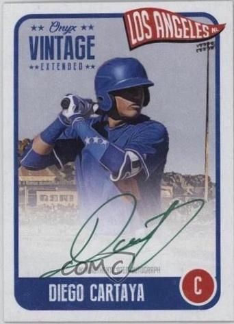 Diego Cartaya #VEDC 2020 Onyx Vintage Extended Baseball