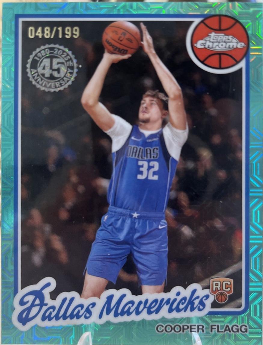 Cooper Flagg [Aqua] #TC-CF Prices | 2025 Topps 1980 Chrome