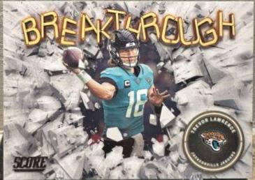 Trevor Lawrence #B14 Football Cards 2022 Panini Score Breakthrough