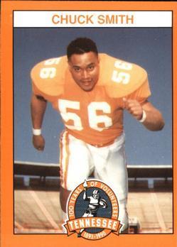 Chuck Smith #37 Football Cards 1990 Tennessee Volunteers Centennial