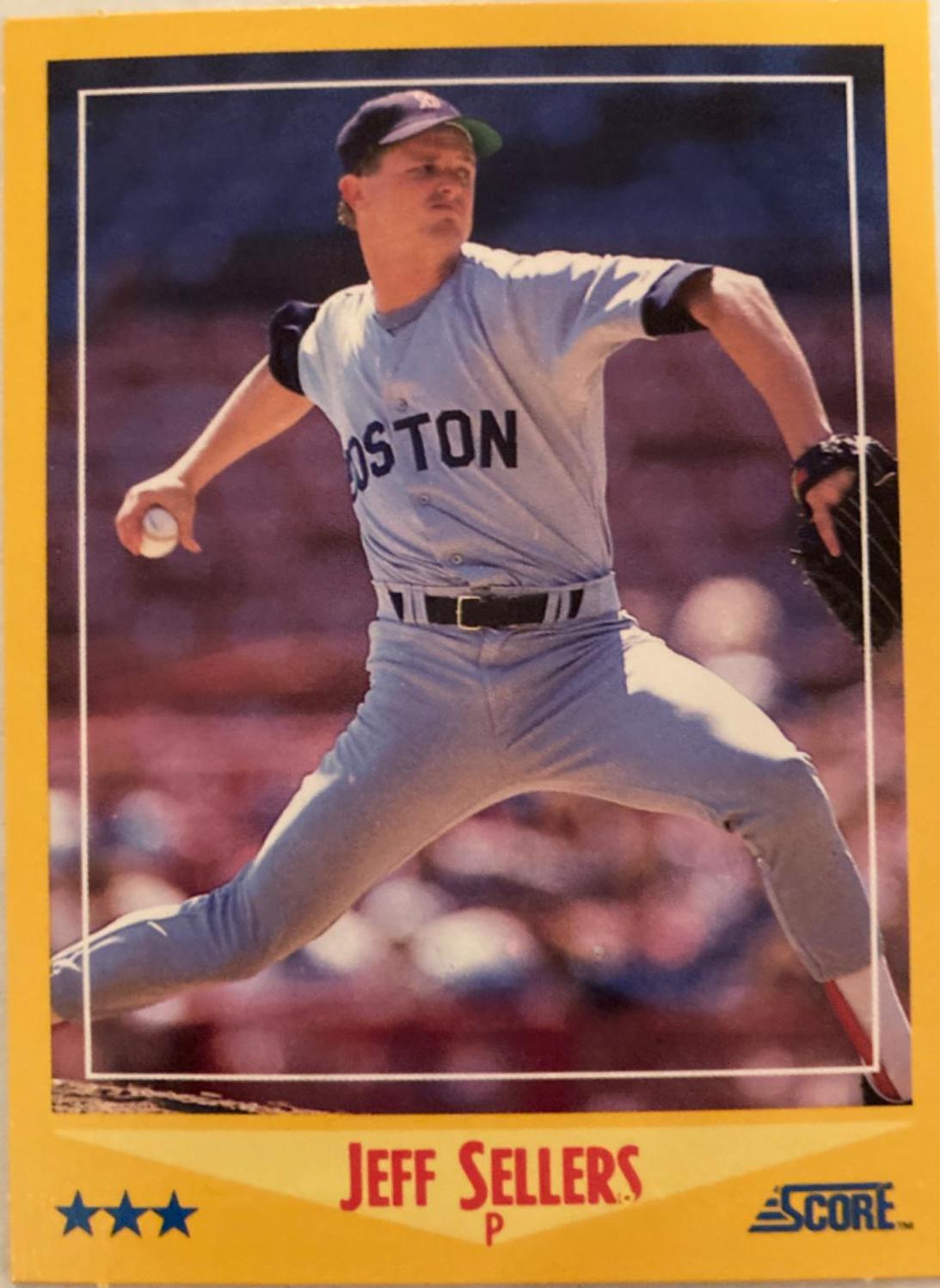 Jeff Sellers #541 Baseball Cards 1988 Score