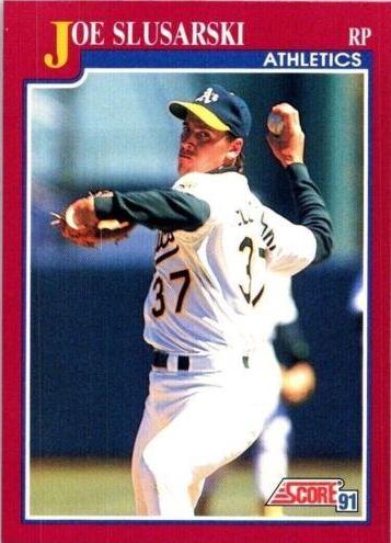 Joe Slusarski #105T Baseball Cards 1991 Score Traded
