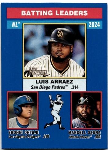 Luis Arraez / Marcell Ozuna / Shohei Ohtani [Dark Blue Border] #191