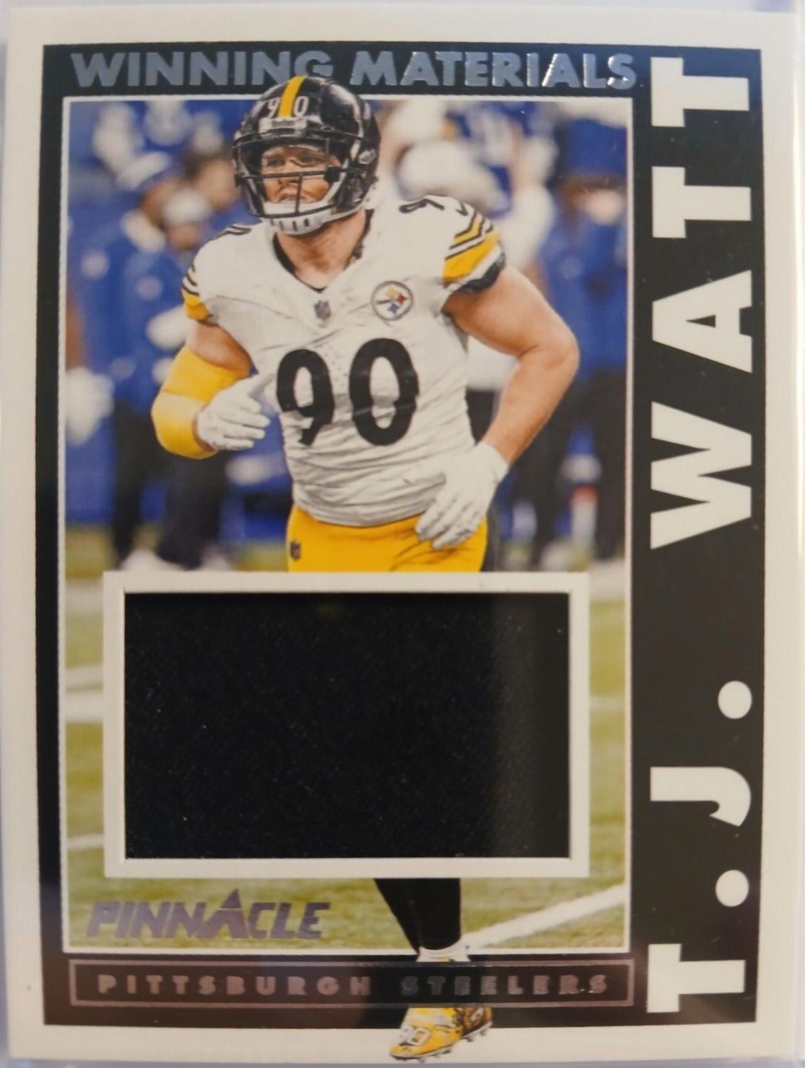 T.J. Watt #20 Football Cards 2024 Panini Encore Winning Materials