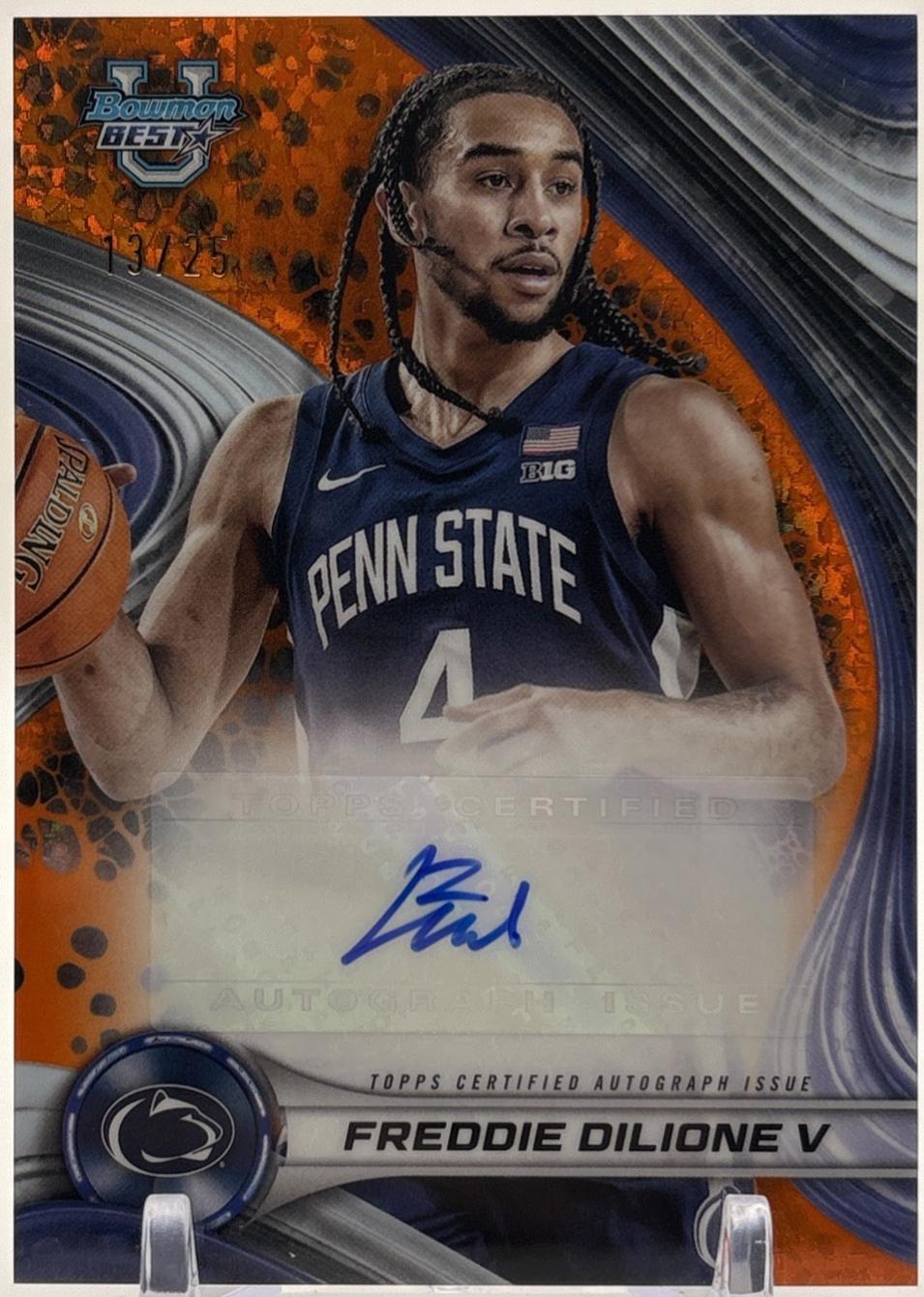 Freddie Dilione V [Orange Mini-Diamond Refractor] #B24-FD