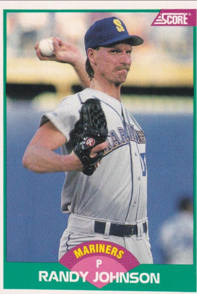 1989 Score Traded Randy Johnson #77T card