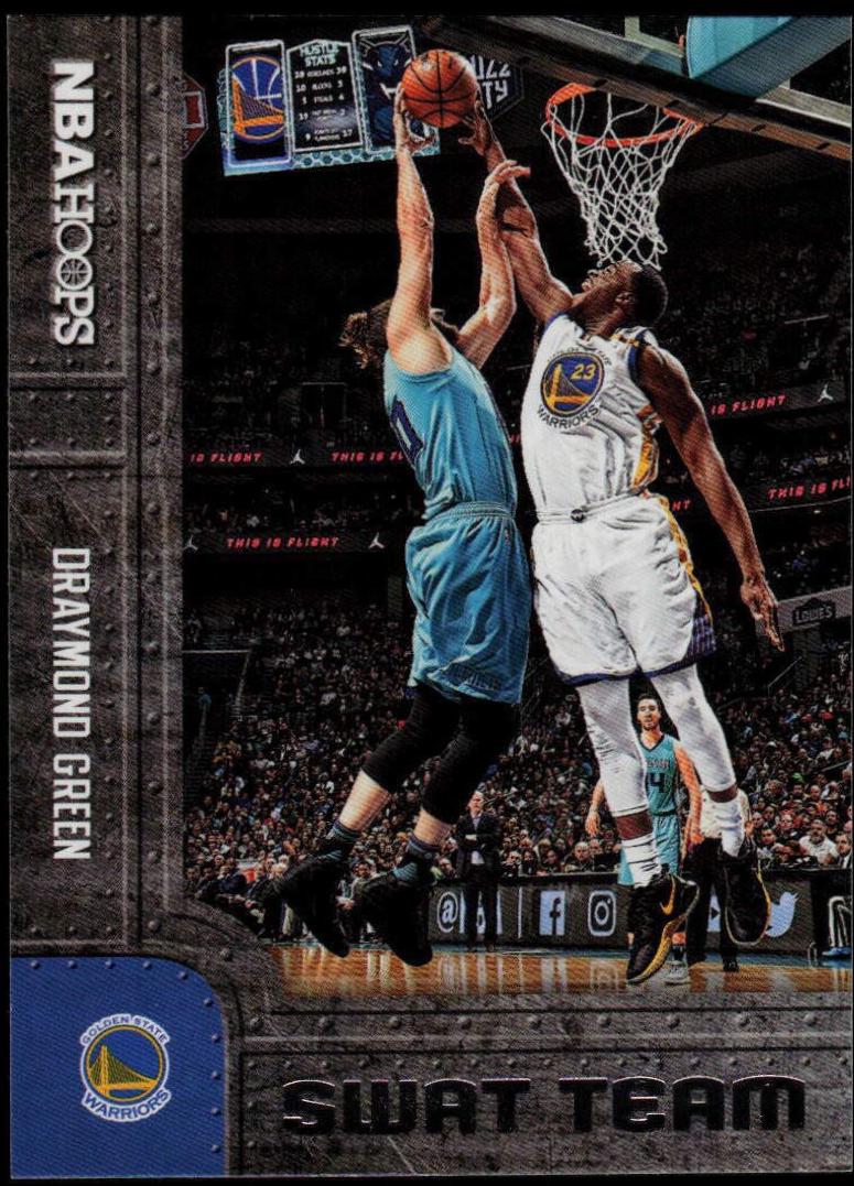 Draymond Green #11 Basketball Cards 2017 Panini Hoops Swat Team