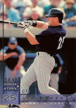 Jim Edmonds #25 Baseball Cards 1998 Leaf Rookies & Stars