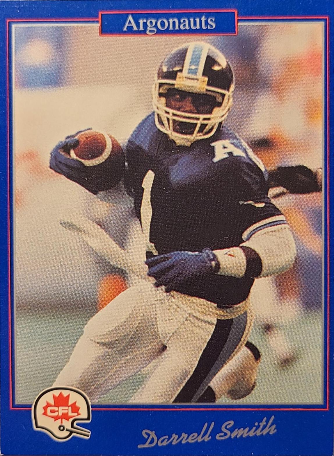 Darrell Smith #206 Football Cards 1991 Jogo CFL