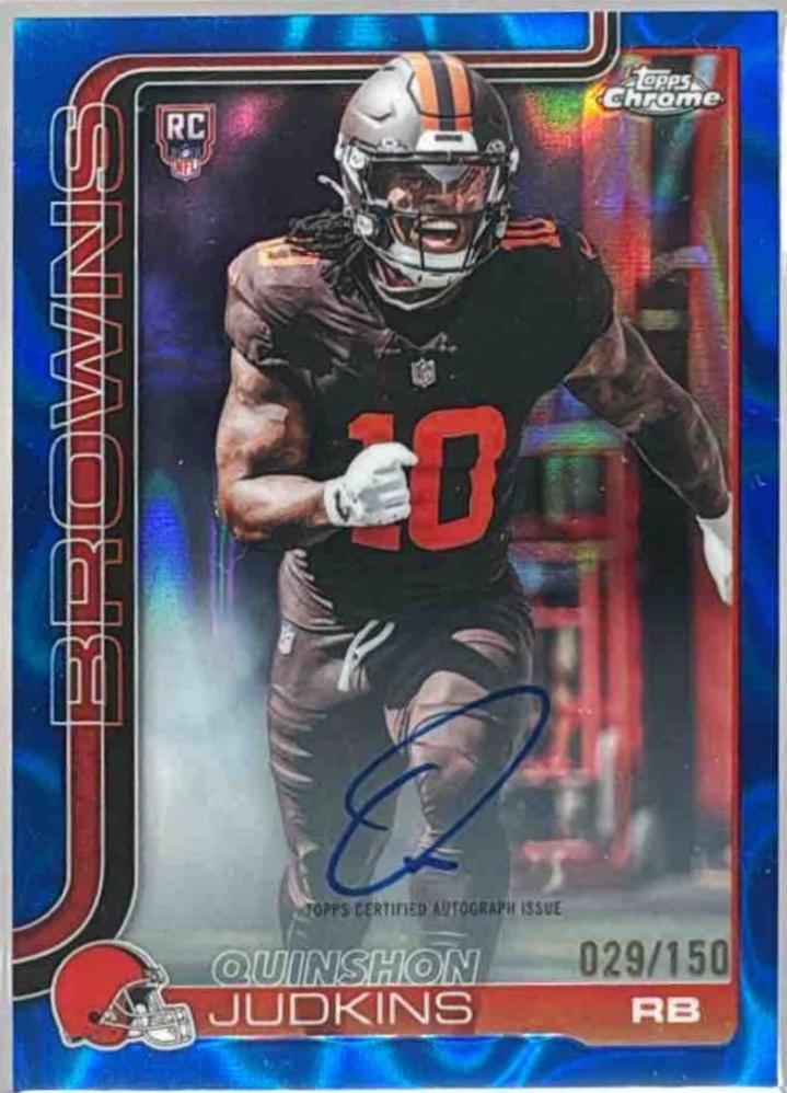 Quinshon Judkins [Blue Lava Refractor] #RA-QJ