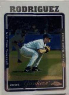 Alex Rodriguez #1 Baseball Cards 2005 Topps Chrome