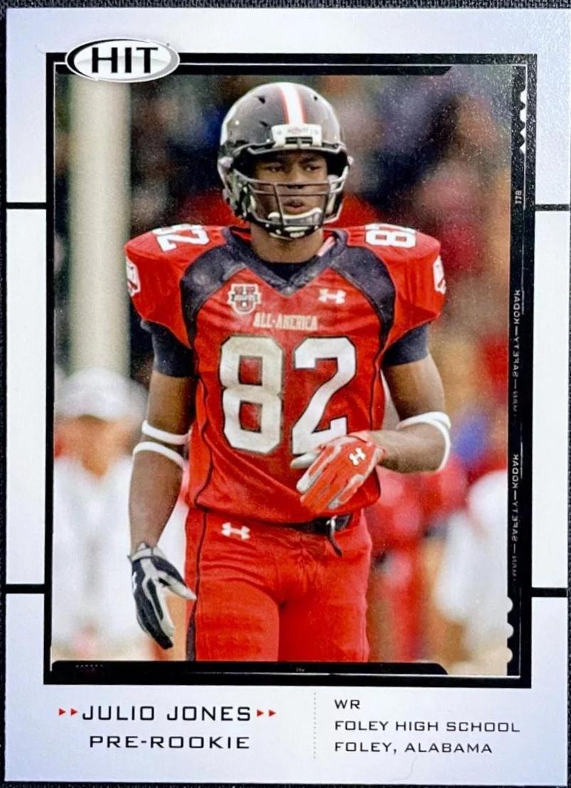 Julio Jones #PR4 Football Cards 2011 Sage Hit Pre Rookie