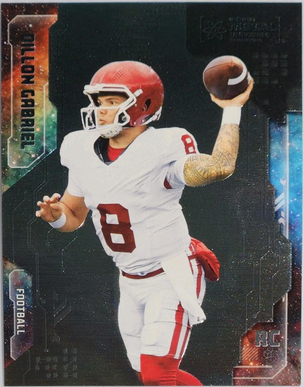 Dillon Gabriel #3 Football Cards 2024 SkyBox Metal Universe Champions