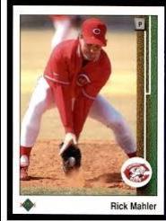 Rick Mahler #760 Baseball Cards 1989 Upper Deck
