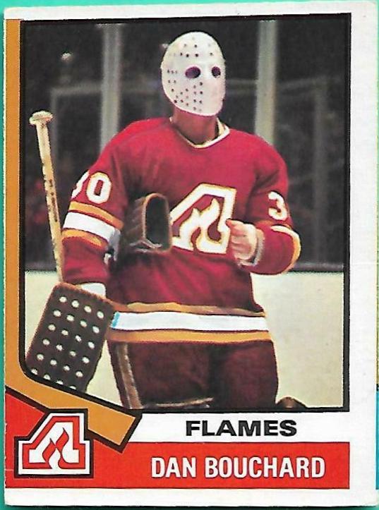 Dan Bouchard #15 Hockey Cards 1974 O-Pee-Chee
