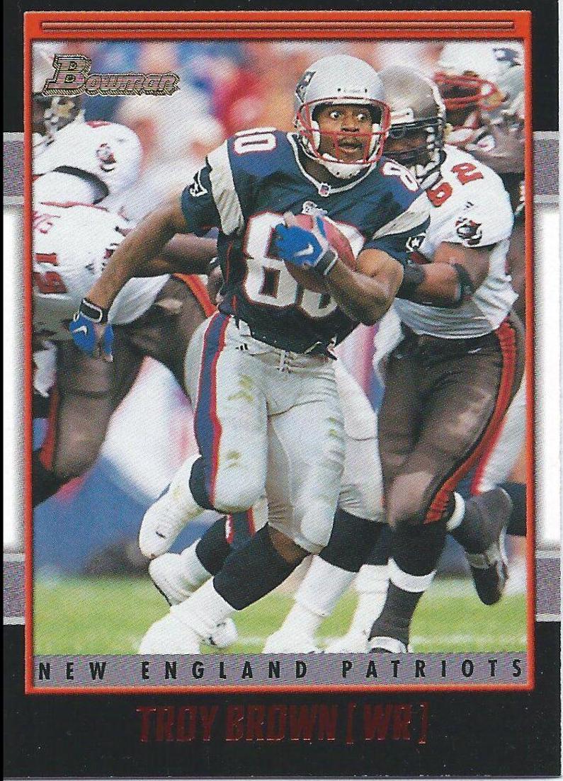Troy Brown #65 2001 Bowman Football