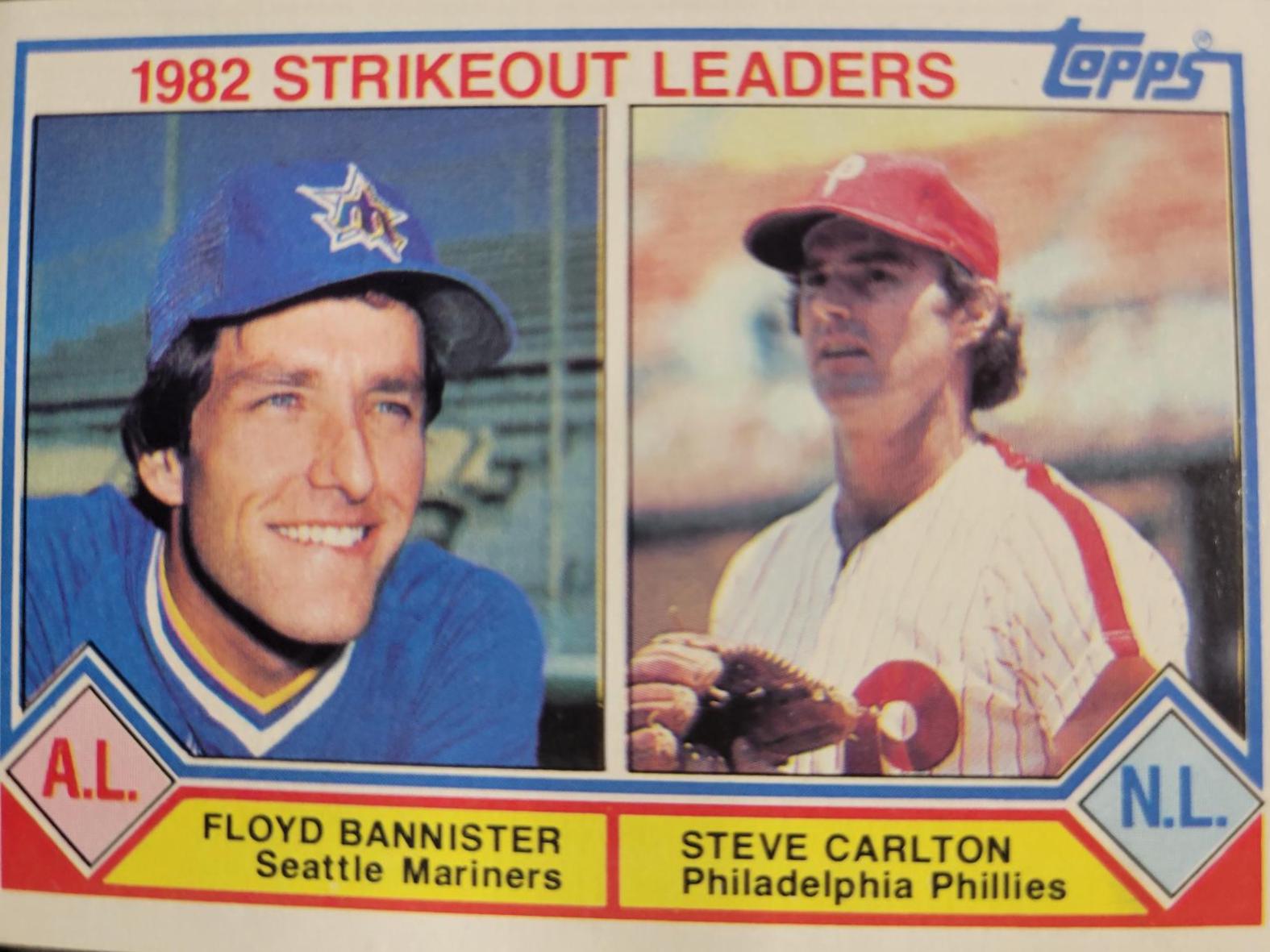 1982 Strikeout Leaders #706 Baseball Cards 1983 Topps