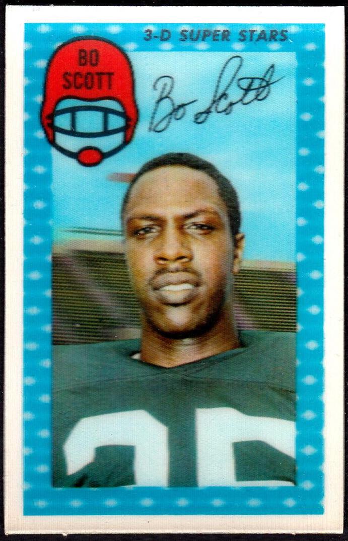 Bo Scott #26 Football Cards 1971 Kellogg's