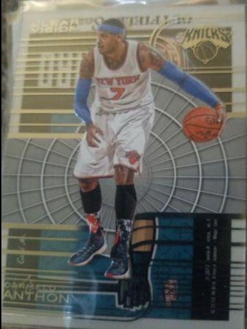 Carmelo Anthony #46 Basketball Cards 2015 Panini Clear Vision