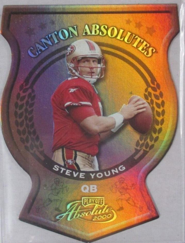 Steve Young #CA15 Football Cards 2000 Playoff Absolute Canton