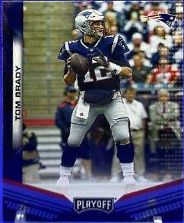 Tom Brady #1 Football Cards 2019 Panini Playoff