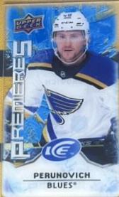 Scott Perunovich #MI-23 Hockey Cards 2021 Upper Deck Ice Premieres Mini