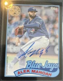 Alek Manoah #89BA-AM Baseball Cards 2024 Topps 1989 Autograph