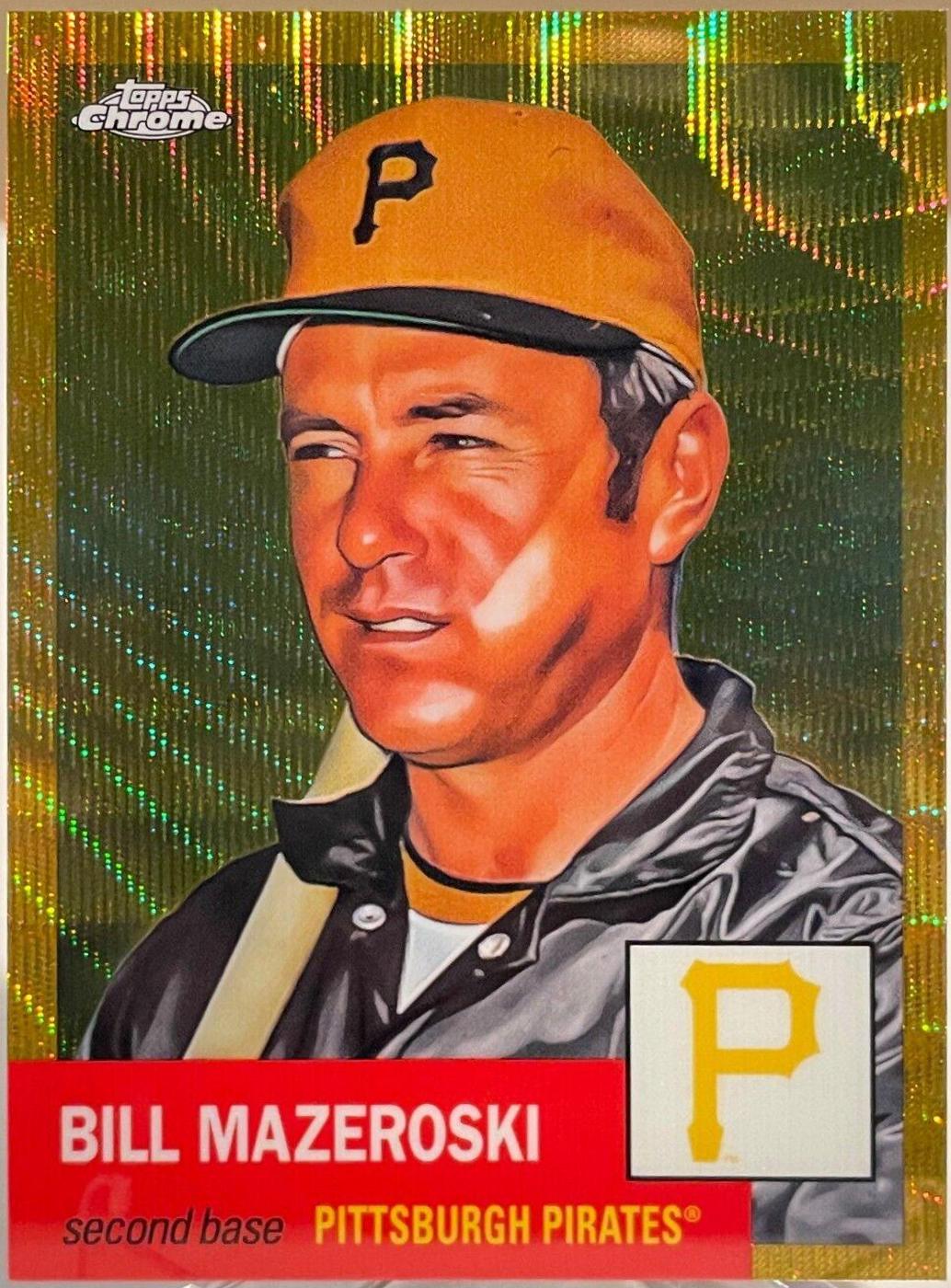 Bill Mazeroski [Gold Wave Refractor] #488