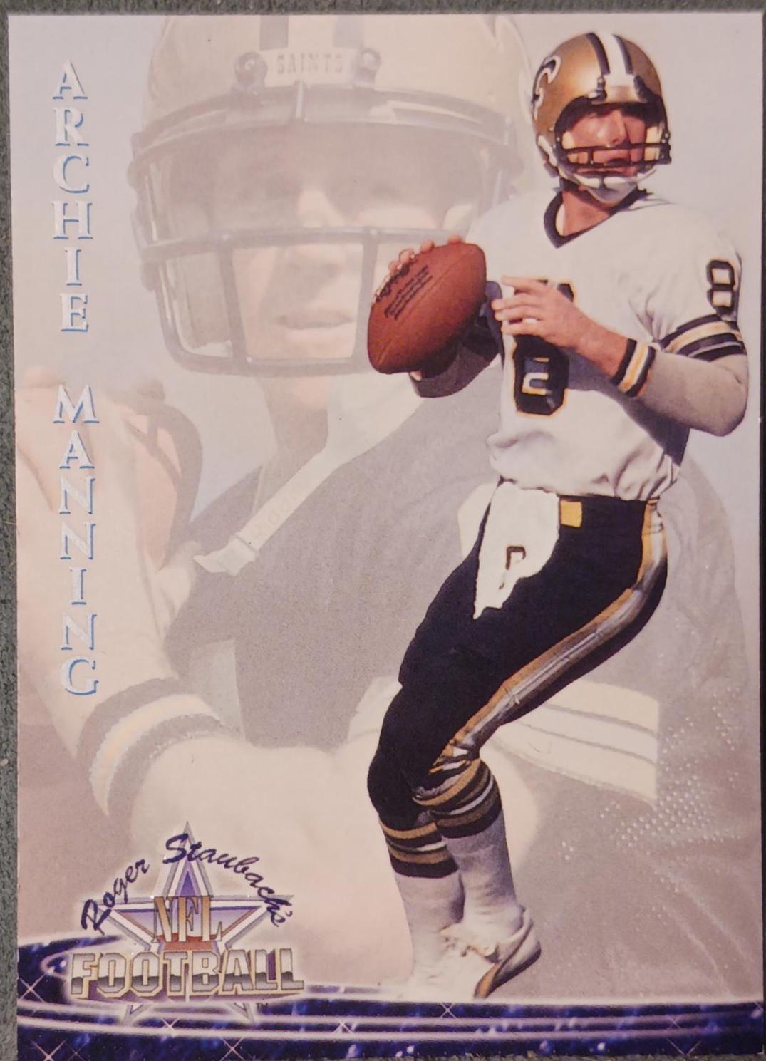 Archie Manning #38 Football Cards 1994 Ted Williams Co
