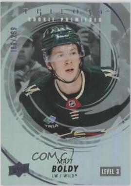 Matt Boldy #248 2022-23 Upper Deck Trilogy Hockey
