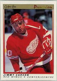 Jimmy Carson #12 Hockey Cards 1990 O-Pee-Chee Premier